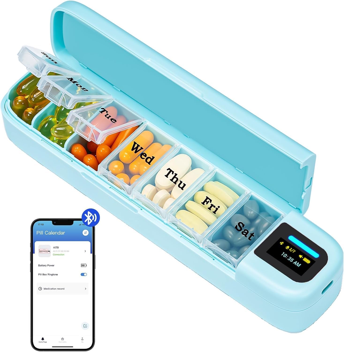 Medicine Cabinet Lock - Organizador de Pílulas Inteligente com Alarme