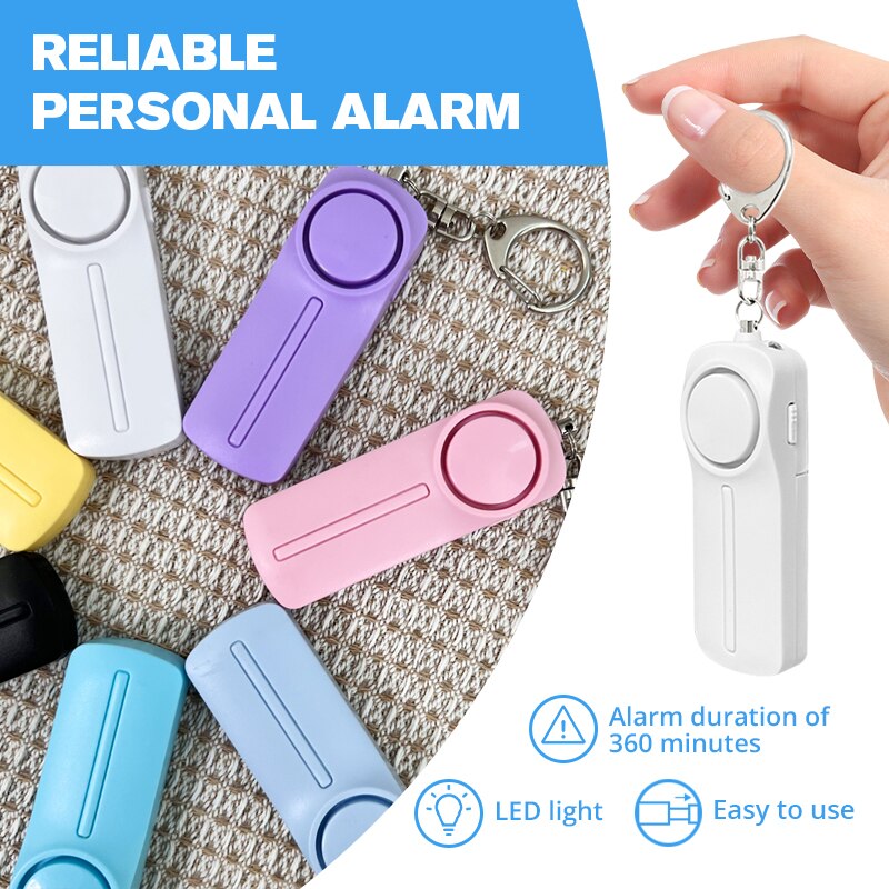 Personal Alarm Keychain - Alarme de segurança pessoal para mulheres