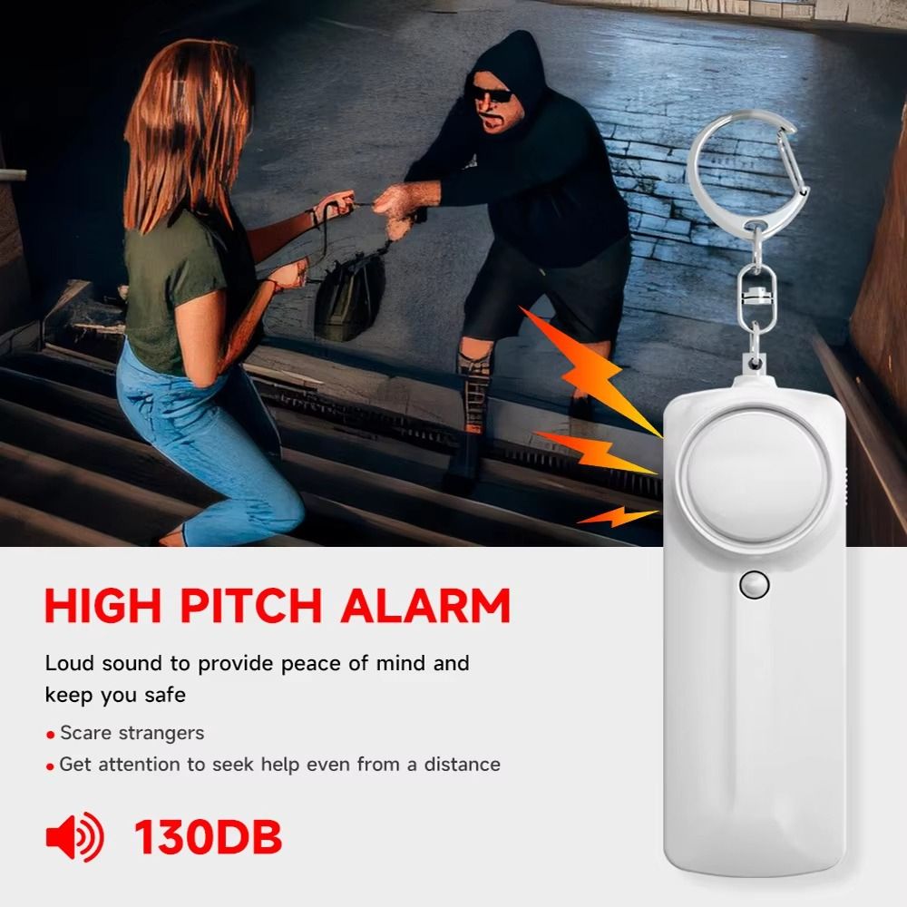 Personal Alarm Keychain - Alarme de segurança pessoal de 130dB