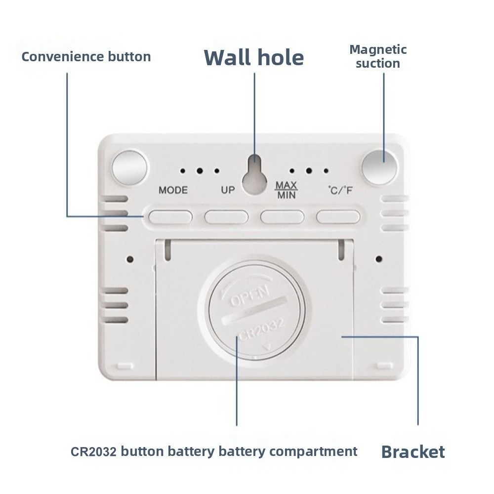 Pool Alarm Float - Relógio Magnético de Parede com Tela