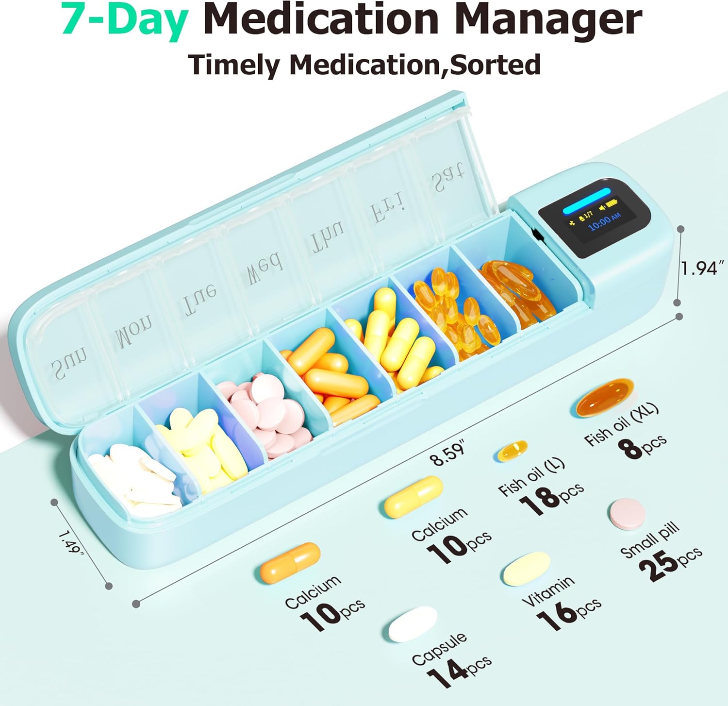 Organizador de Pílulas Intelig - Medicine Cabinet Lock avaliação e preço