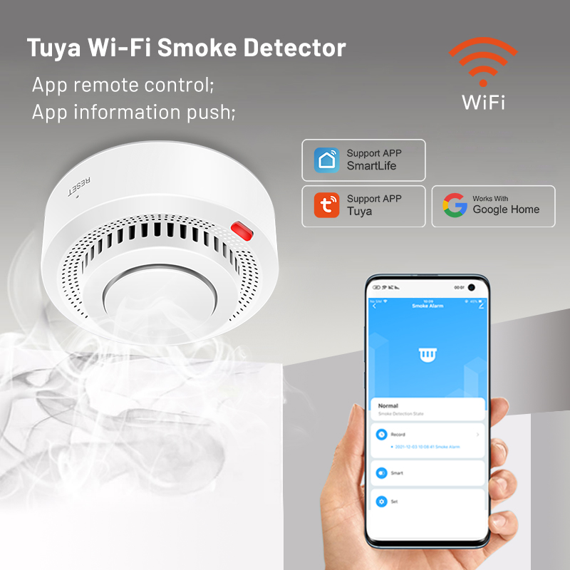 Sensor de Fumaça Inteligente T - Smoke Detector Interconnected avaliação e preço