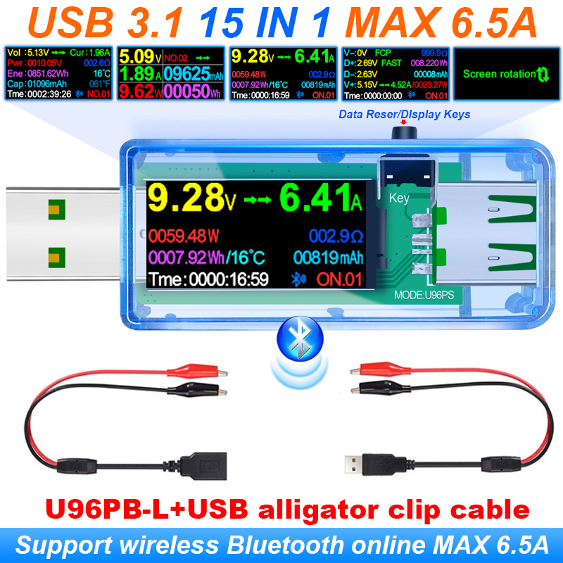 15 em 1 usb 3.1 testador dc vo - Co Detector Plug avaliação e preço