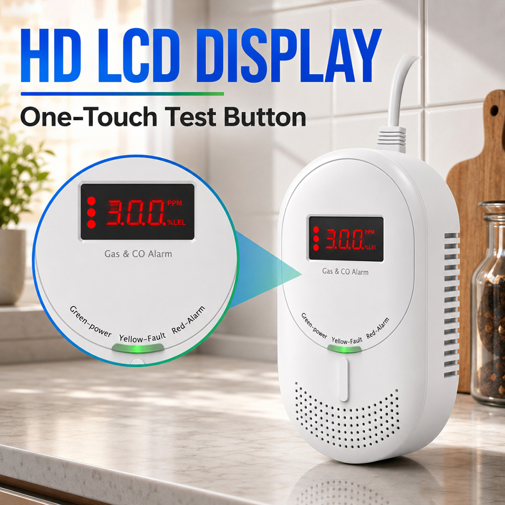 Detector de Gás e Monóxido de  - Co Detector Plug avaliação e preço