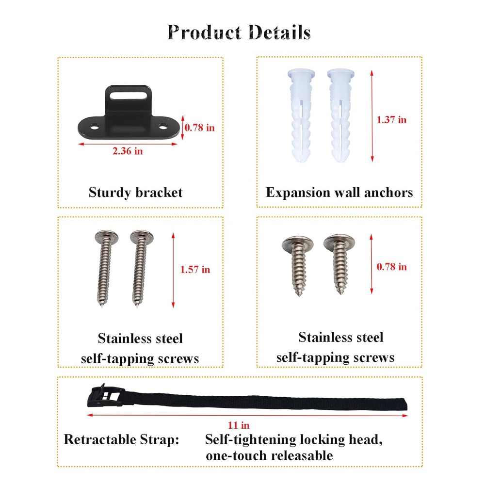 Kit de Segurança para Móveis à - Earthquake Anchor Strap avaliação e preço
