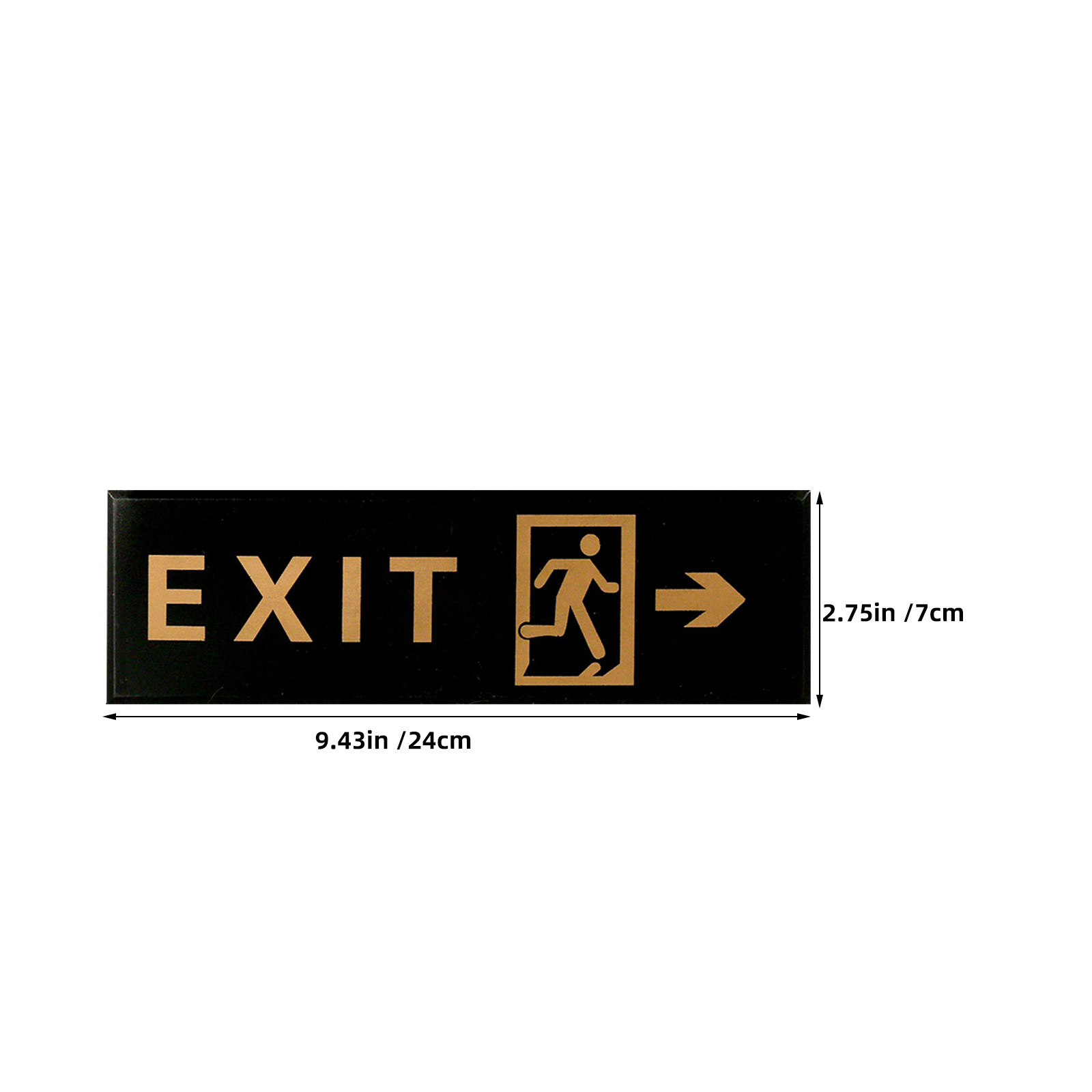 5 Placas de Sinalização de Saí - Emergency Exit Sign avaliação e preço