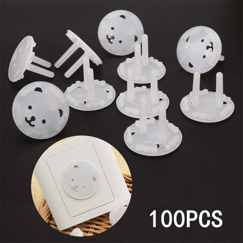 10/20/50/100 pçs plugue da ue  - Outlet Cover Baby avaliação e preço