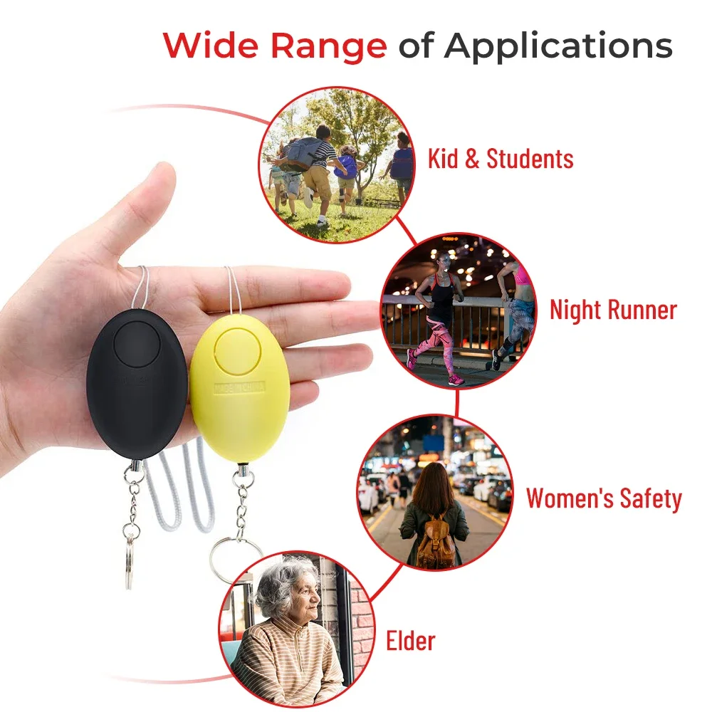 Alarme de Segurança Pessoal 12 - Personal Alarm Keychain avaliação e preço